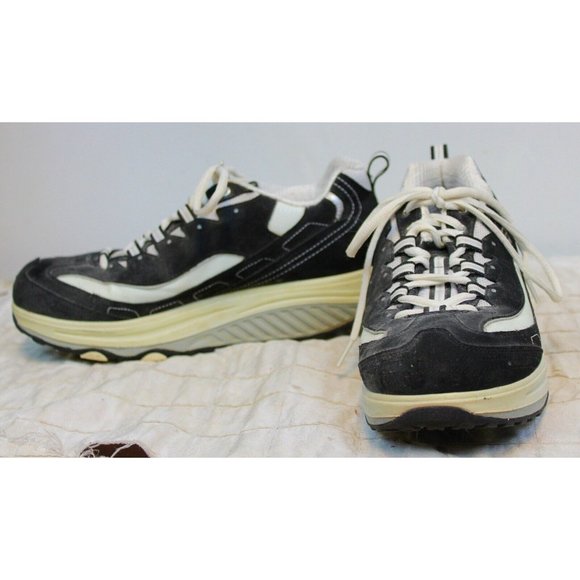 Sketchers Shape up Sneakers Shoes Women Sz 9 Black/White Comfort Fitness - Picture 3 of 11